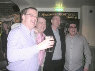 Johnny Lewis, Phil Lines our old boss, Bob Mower and Paul Pearson all still working at kmfm