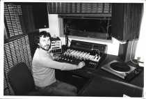 Ray Anderson in the main studio Laser Hot Hits 1986