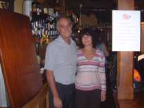 Landlord Keith, and landlady Jan of the Red Lion in Dover