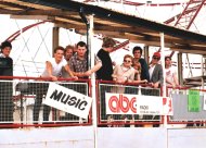 The ABC crew in 1984 having fun in Tramore