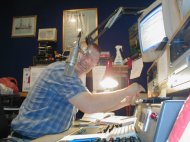 Johnny Lewis on Air in Maidstone Aug 2007