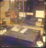Radio Mi Amigo Studio on the ship 1978