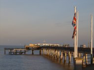 Deal Pier on a nice winters day, nice walk to the end of it, and food at the end as well, just to warm you up